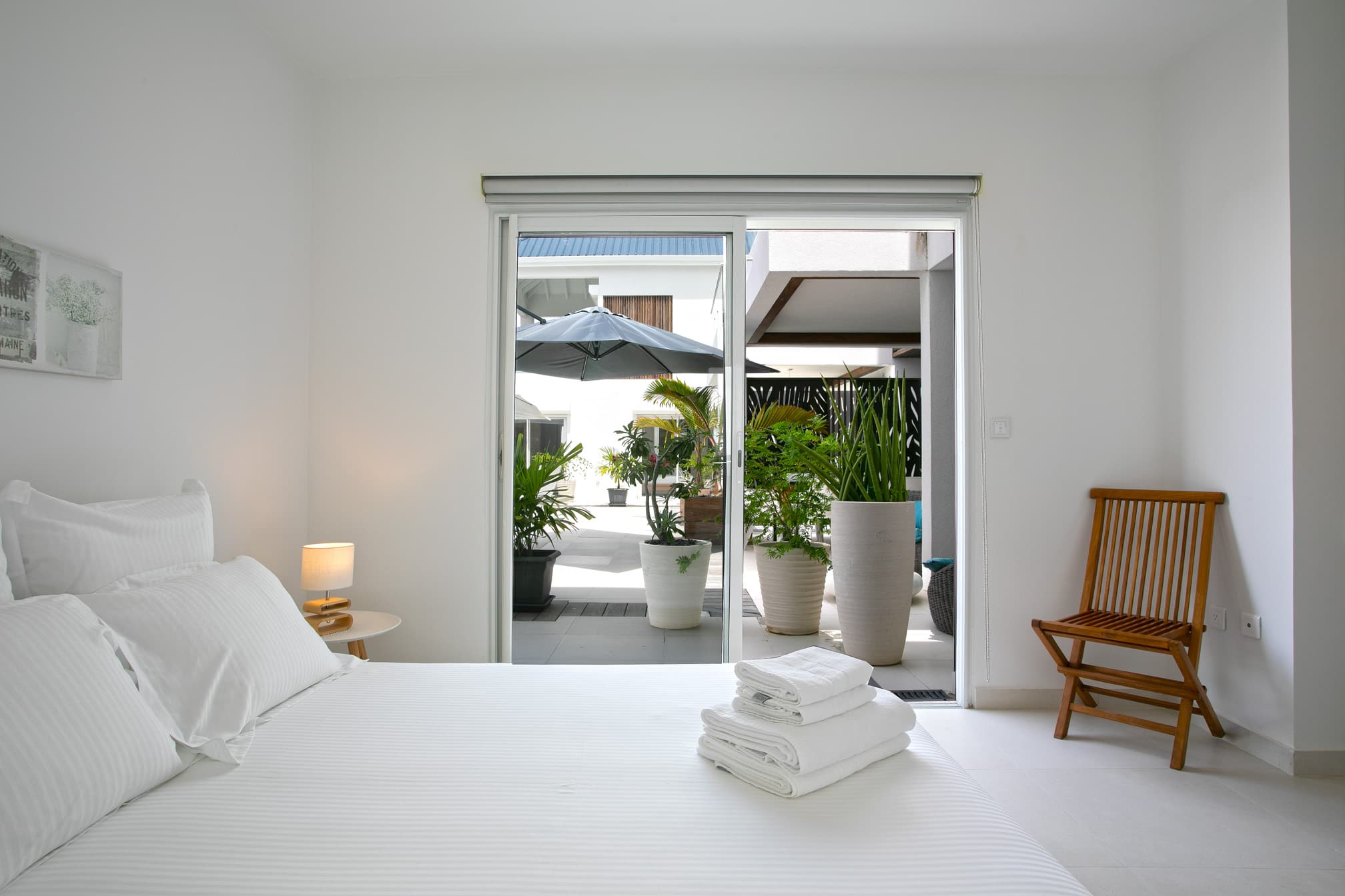 Sunrise bedroom with Caribbean sea view - Sint Maarten vacation rental