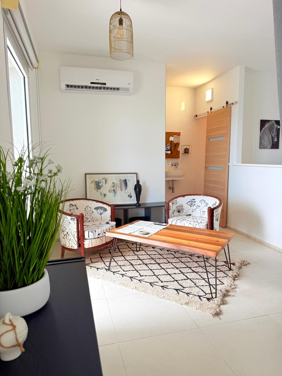 Cosy living room lounge - beach apartment Sint Maarten